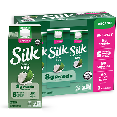 Silk Organic Unsweetened Soymilk