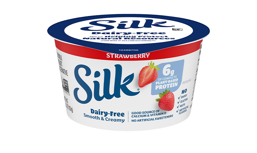 Silk Strawberry Soy Dairy Free Yogurt Alternative